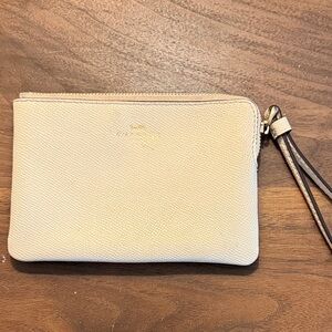 Kate Spade Beige Wristlet